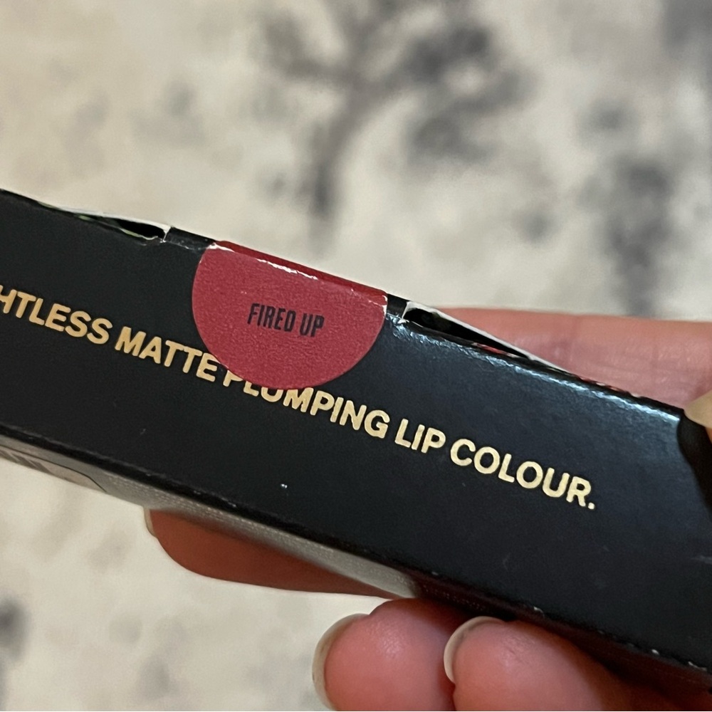 butter london weightless matte plumping lip colour fired up - Picture 3 of 7